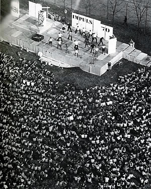 Ward Bruyninckx schreef de teksten voor de misviering op Impuls, 7 mei 1970