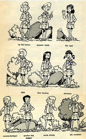 De Tipperscode (uit "Tippersboetiekje", handleiding voor de Tippersleidster)