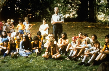 Goefferdinge 1975 - slotbezinning met proost Raymond Jacobs