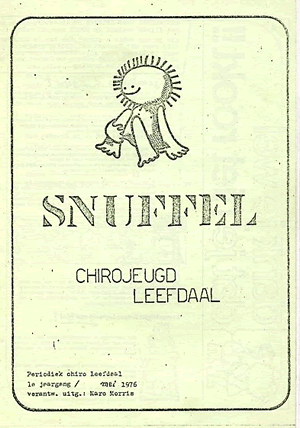 Het driemaandelijks tijdschrift "Snuffel" publiceerde tussen 1975 en 1978 talrijke Chiroliedjes. <br />Voor het geval je dat niet wist: de Personal Computer (PC) was nog onbekend en de stencilmachine nog maar pas vervangen door de Xerografie ofte fotocopie.
