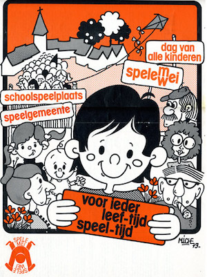 Affiche van "Spelemei-Spelewei" 1979