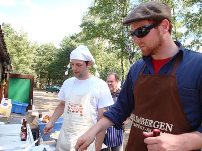 2008 Meeuwen - leerling kookies Wouter "kabouter" en "coole" Dries